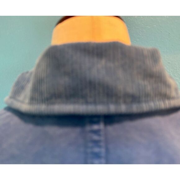 NEW BDG Urban Outfitters Jacket 100% Cotton Canvas Fully Lined Pockets Blue XL - Picture 7 of 9